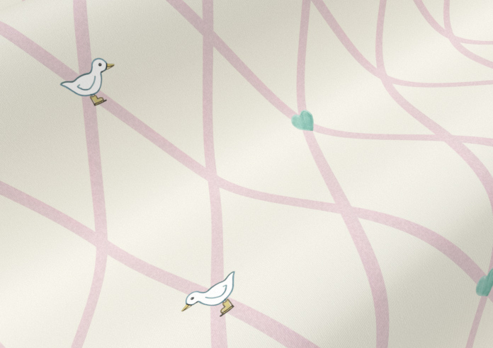 Puddle Down, Trellis Dolly Mix - Roller Blind - Image 4